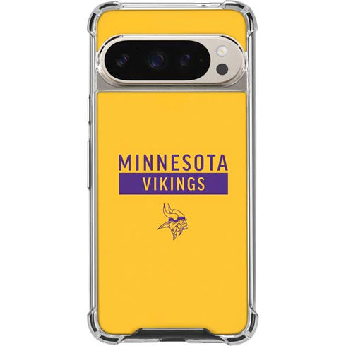 NFL Minnesota Vikings Yellow Performance Series Pixel 9/9 Pro Clear Case